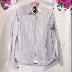 NWT Aspesi Light Gray Button-Up Shirt Sz 40